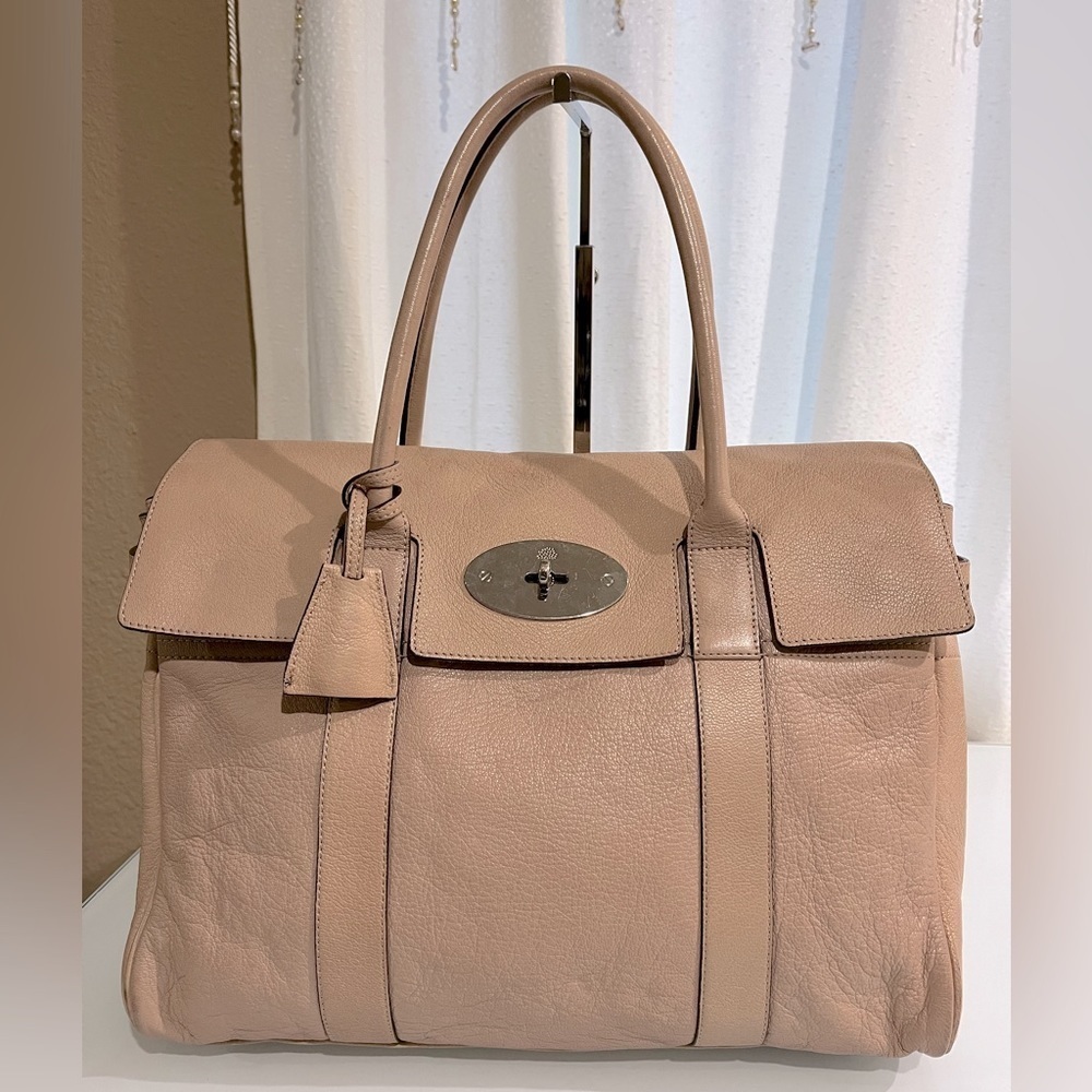 Mulberry Beige Leather Bayswater